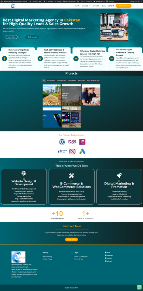 Social Media and web development agency